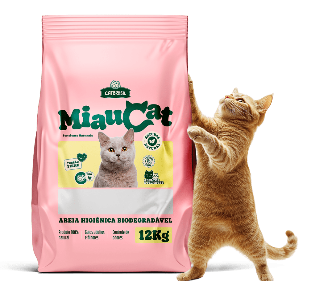 Areia Higiênica Biodegradável Cat Brasil